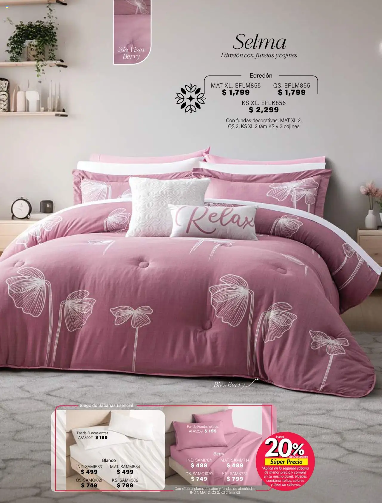 Nuevas ofertas de Colchas Concord válidas en toda la República Mexicana desde el 01.08.2025. ¡Encuentra las mejores ofertas en Colchas Concord - Catálogo! | Página: 98 | Productos: Juego, Almohada, Sabanas