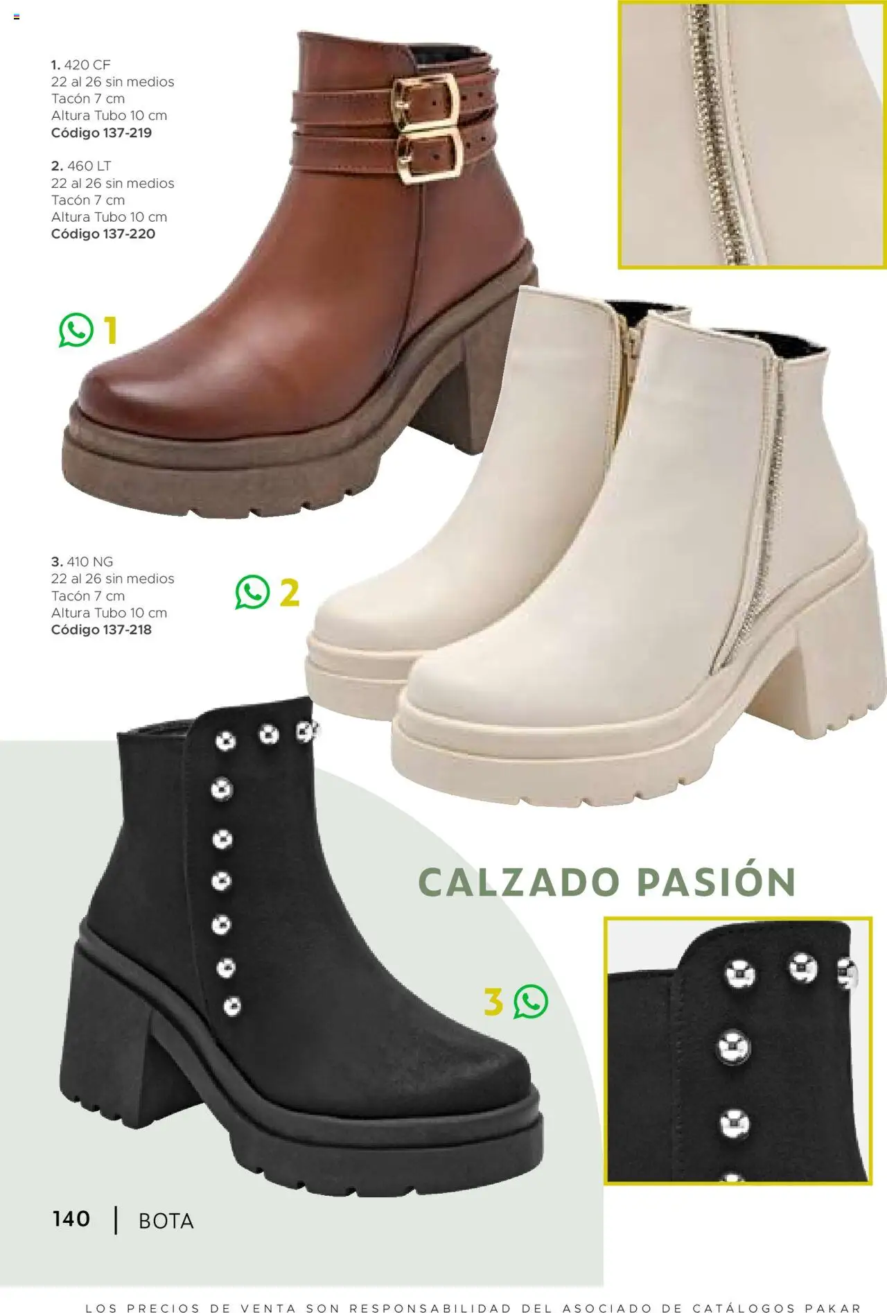 Nuevas ofertas de SC Pakar válidas en toda la República Mexicana desde el 24.07.2025. ¡Encuentra las mejores ofertas en SC Pakar - Catálogo Bota! | Página: 140 | Productos: Res