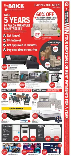 Preview of The Brick weekly flyer / circulaire from shop The Brick valid from 17.04.2026 | Page: 3