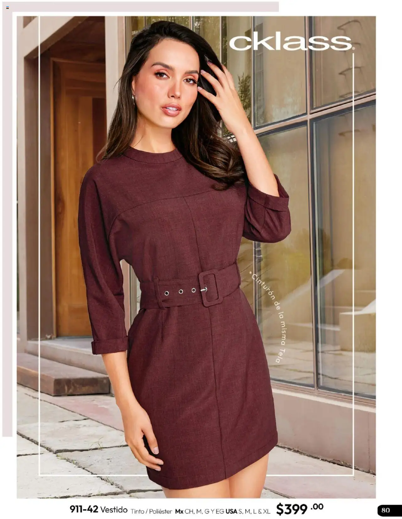 Nuevas ofertas de Cklass válidas en toda la República Mexicana desde el 16.09.2025. ¡Encuentra las mejores ofertas en Cklass - Catálogo Invierno! | Página: 81 | Productos: Cinturón, Vestido