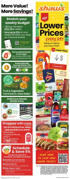 Preview of Shaw's weekly ads valid from 01.08.2025