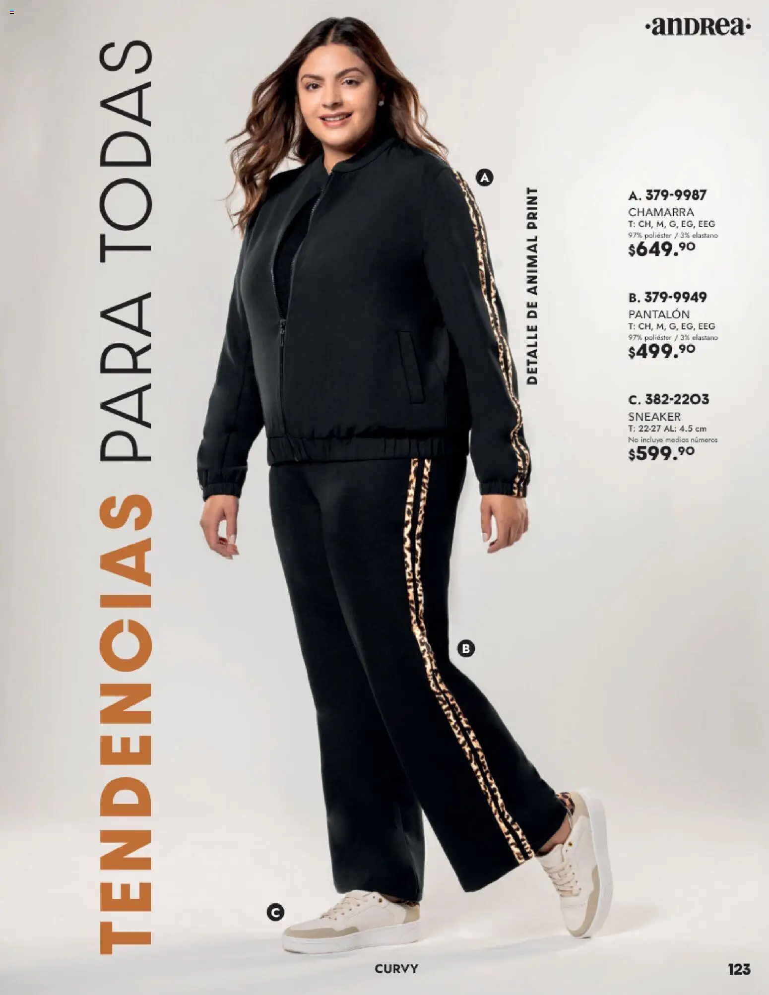 Nuevas ofertas de Andrea válidas en toda la República Mexicana desde el 26.11.2025. ¡Encuentra las mejores ofertas en Andrea catálogo Vestir! | Página: 123 | Productos: Chamarra