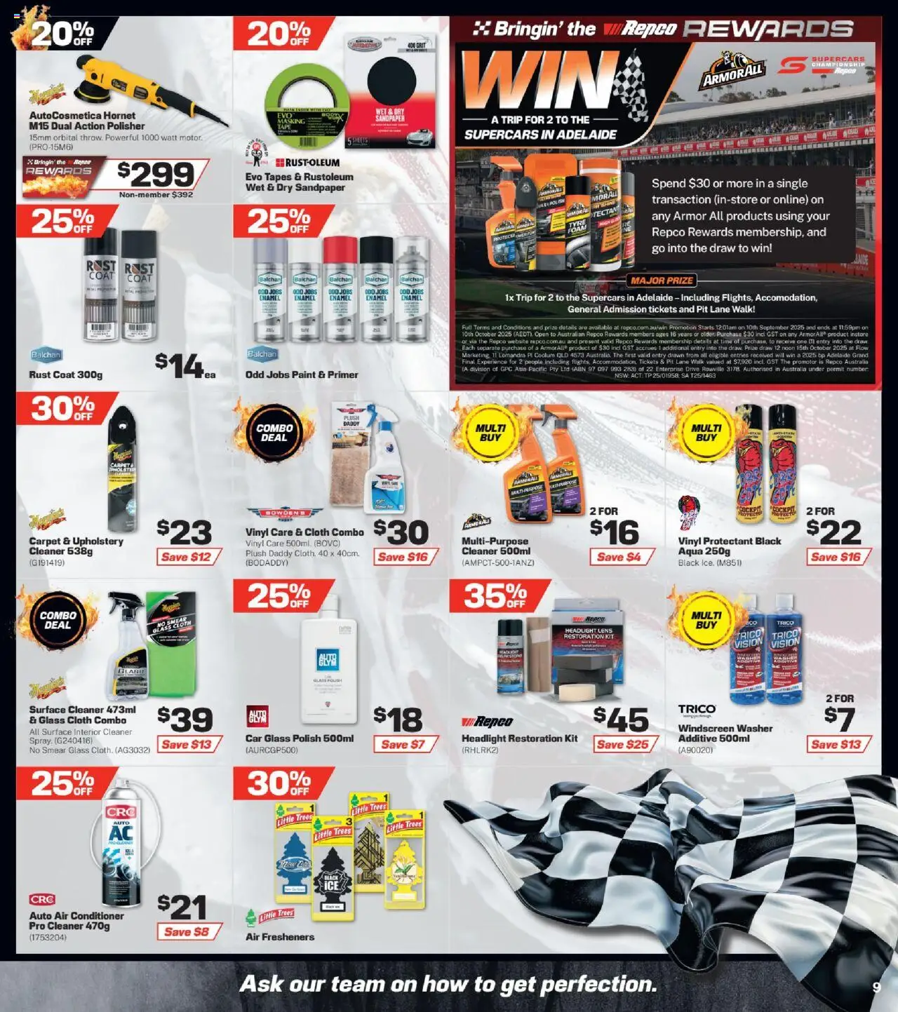 Repco catalogue - valid from 01.10.2025 | Page: 9 | Products: Cloth, Carpet, Multipurpose, Washer