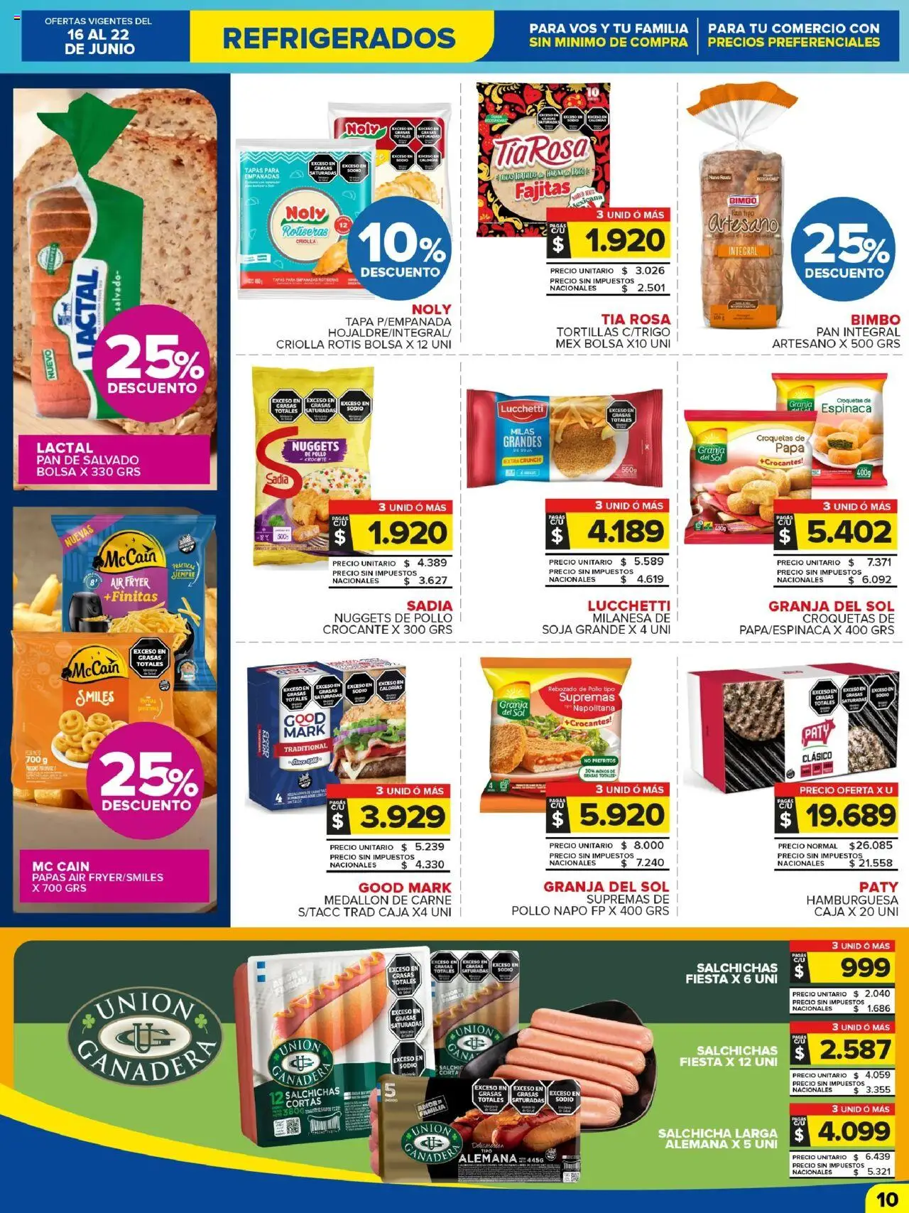 Carrefour Maxi catálogo │ válido desde el 16.06.2025 | Página: 10 | Productos: Harina, Papa, Pan, Espinaca