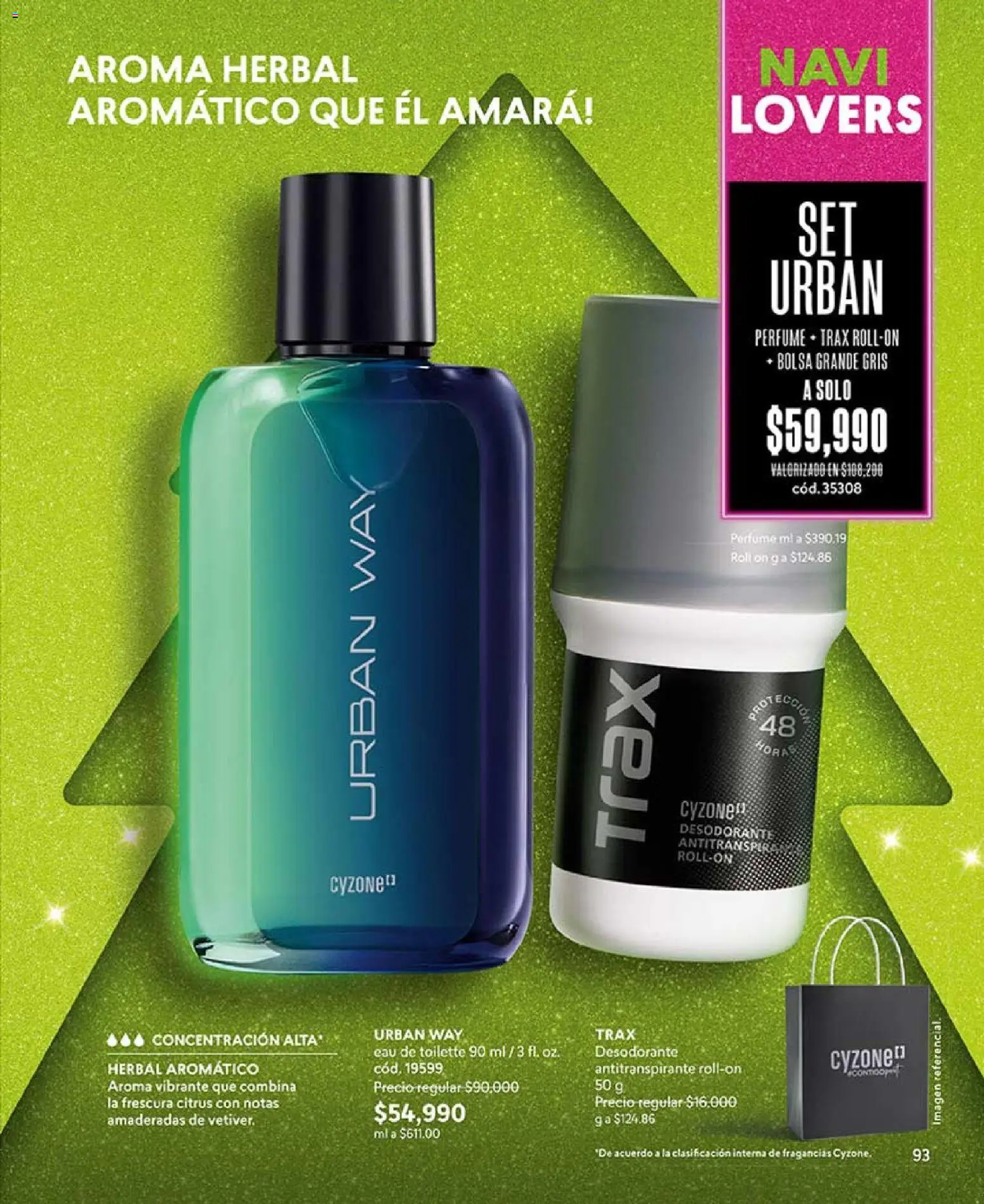 CyZone revista - valida desde el 03.11.2025 | Página: 93 | Productos: Bolsa, Perfume, Desodorante, Antitranspirante