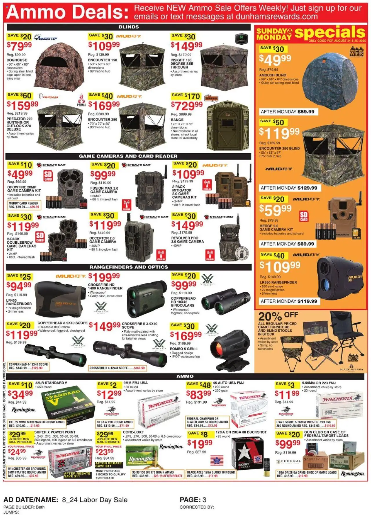 Dunham's Sports Weekly Ad - valid from 23.08.2025 | Page: 4 | Products: Fusion, Hub, Camera, Case