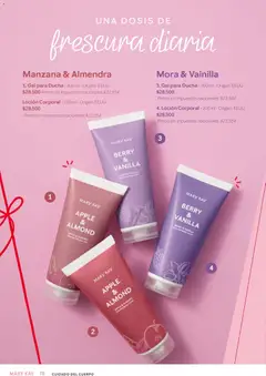 Vista previa Mary Kay catálogo válido desde el 03.12.2025 | Página: 70 | Productos: Ducha, Loción, Manzana, Almendra