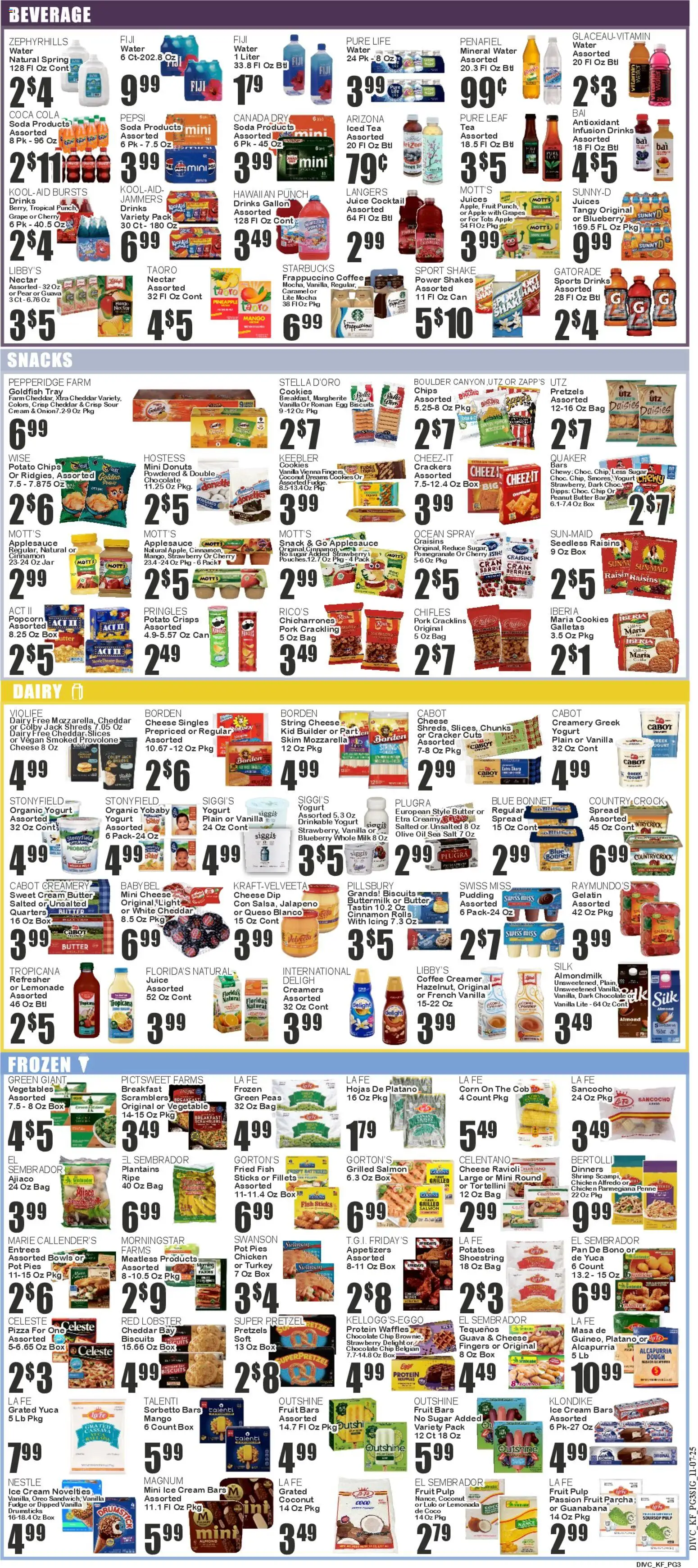 Key Food Weekly Ad - valid from 07.11.2025 | Page: 3 | Products: Chocolate, Ice cream, Mango, Bag