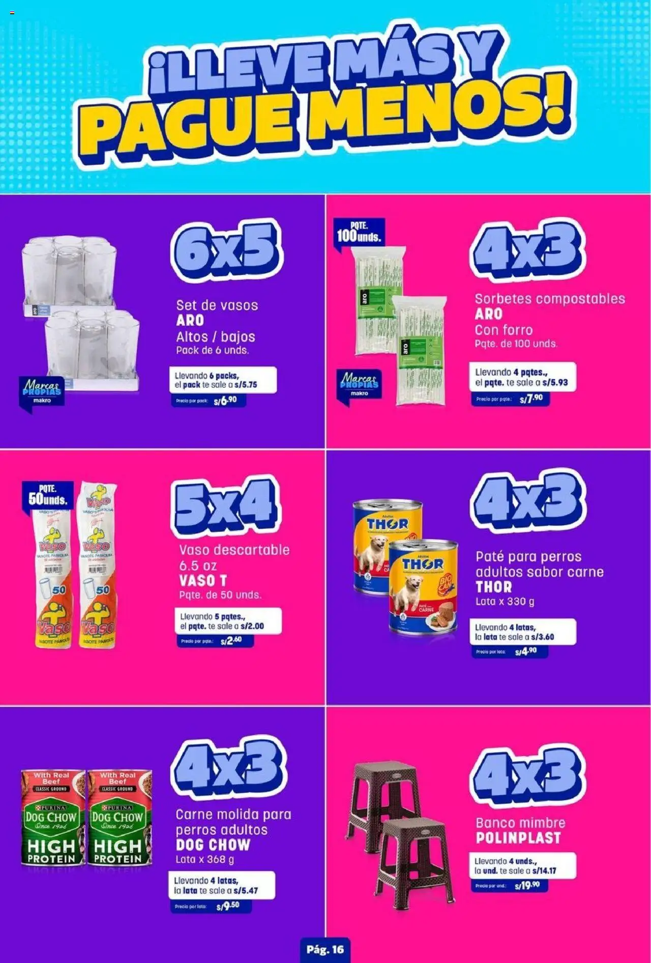 Catálogo Makro válido desde 09.10.2025 | Página: 18 | Productos: Té, Vasos
