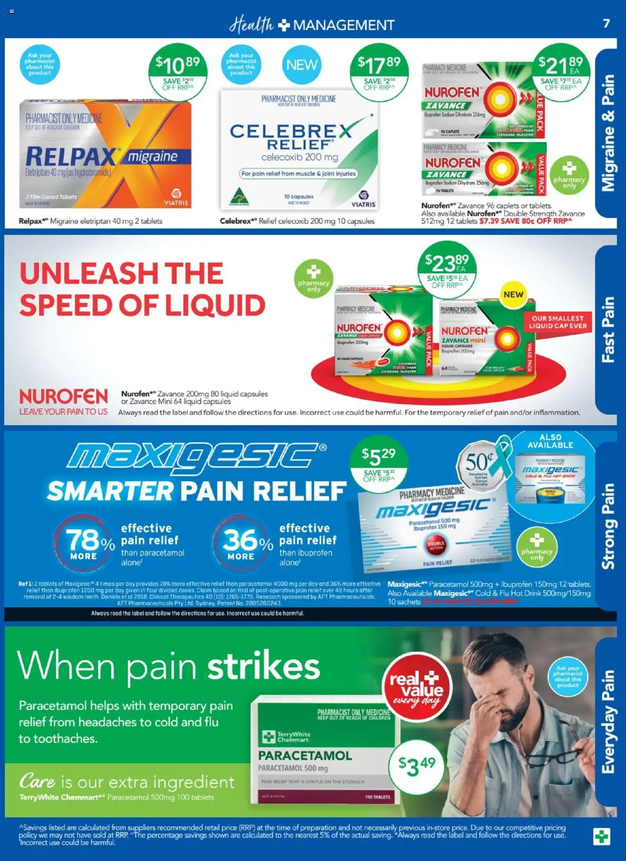 Terry White catalogue - valid from 19.06.2025 | Page: 9 | Products: Cap, Tablets, Pain relief