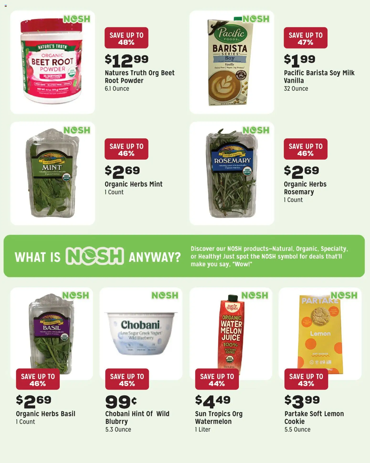 Grocery Outlet Weekly Ad - CA - valid from 04.03.2026 | Page: 13 | Products: Milk, Juice, Lemon, Watermelon