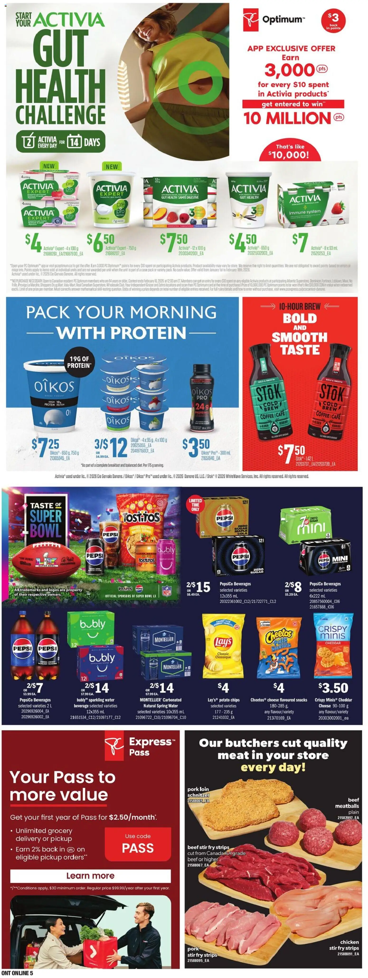 Zehrs flyer valid from 22.01.2026 | Page: 16 | Products: Beef, Chips, PC, Cheese