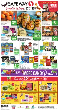 Preview of Safeway weekly ads valid from 22.10.2025
