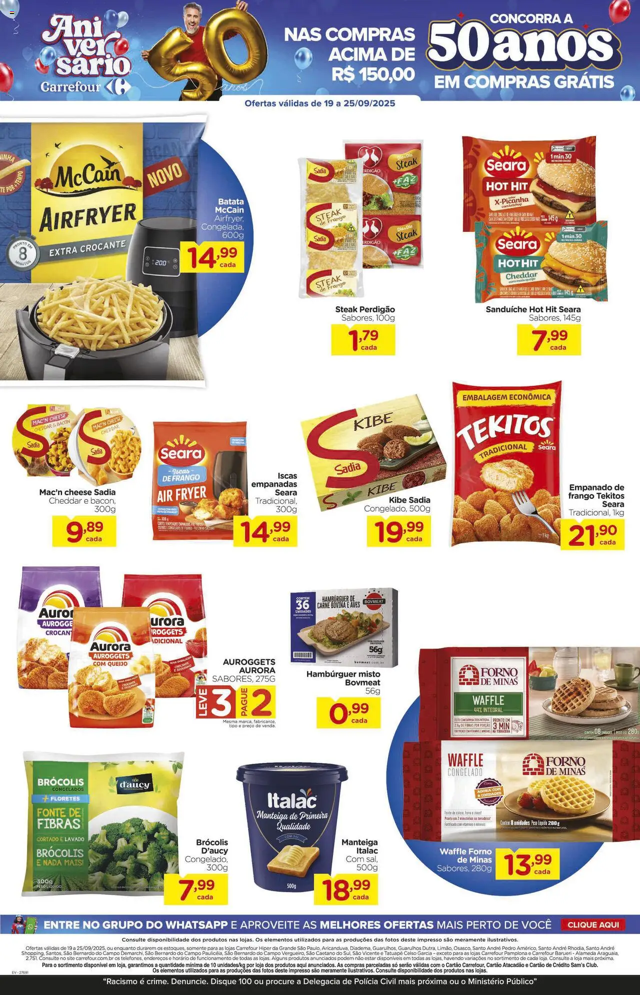 Carrefour Folheto - válido de 19.09.2025 | Página: 4 | Produtos: Forno, Air fryer, Sanduíche, Brócolis