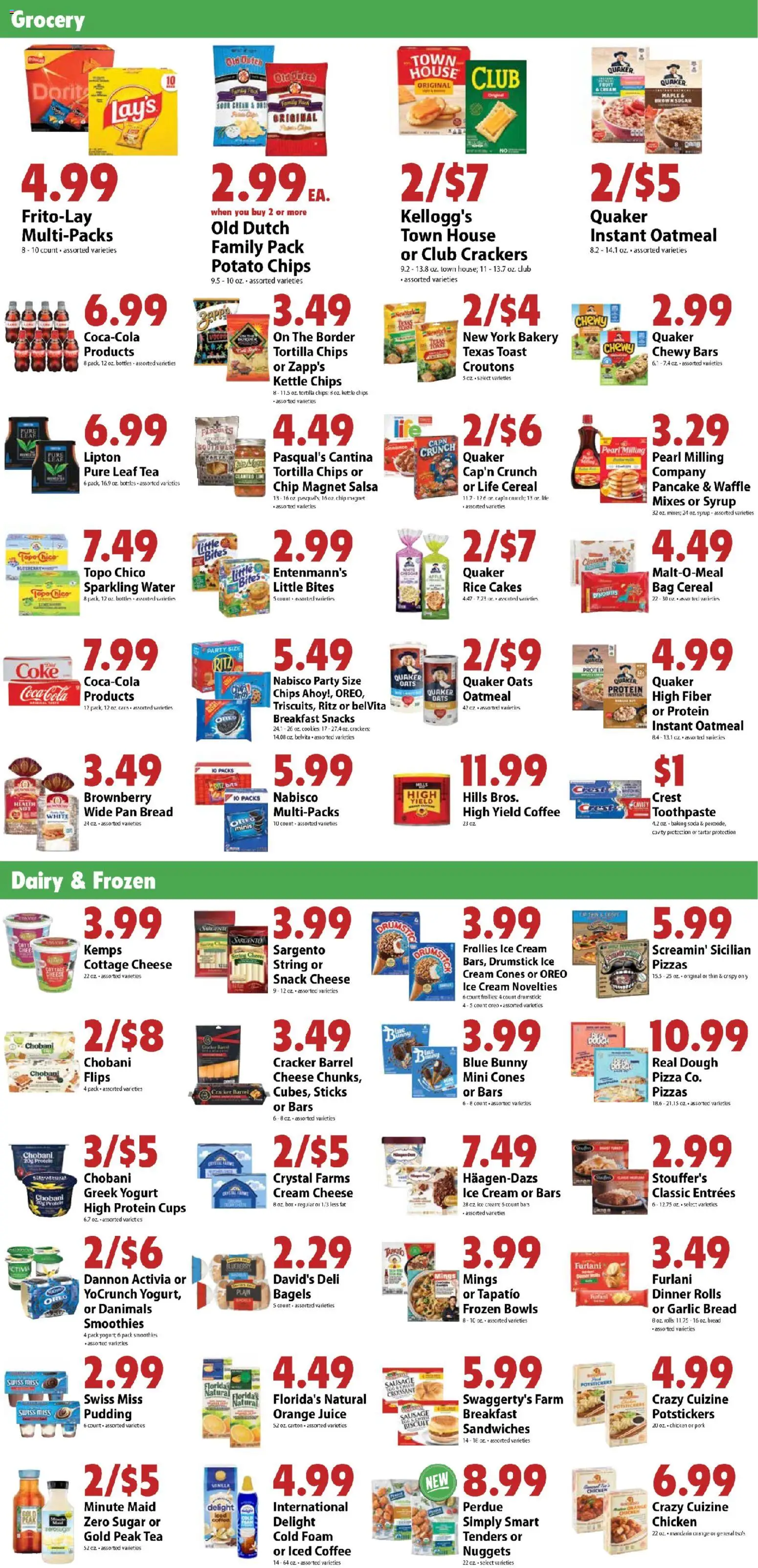Festival Foods Weekly Ad - valid from 22.04.2026 | Page: 5 | Products: Yogurt, Juice, Ice cream, Bag