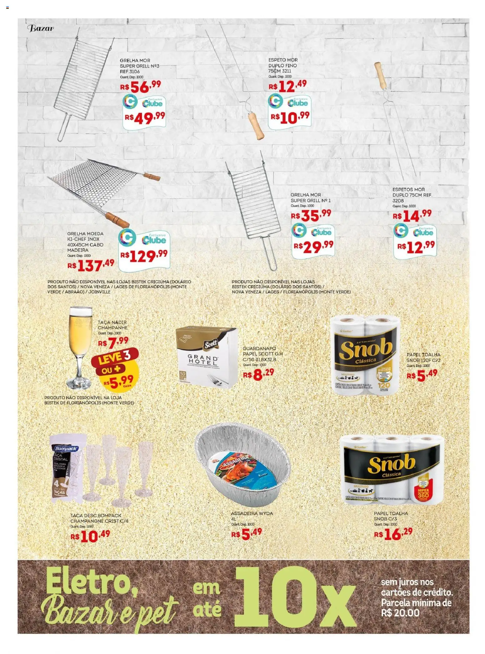 Bistek Supermercados Folheto - válido de 17.12.2025 | Página: 15 | Produtos: Grill, Taças, Assadeira, Cabo