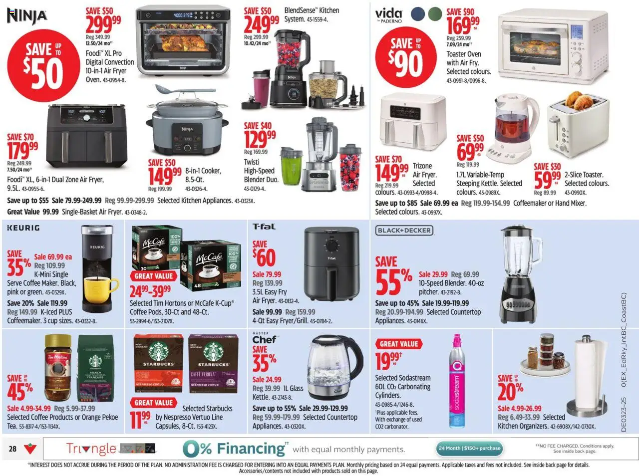 Canadian Tire flyer valid from 30.05.2025 | Page: 36 | Products: Oven, Toaster, Fryer, Coffee