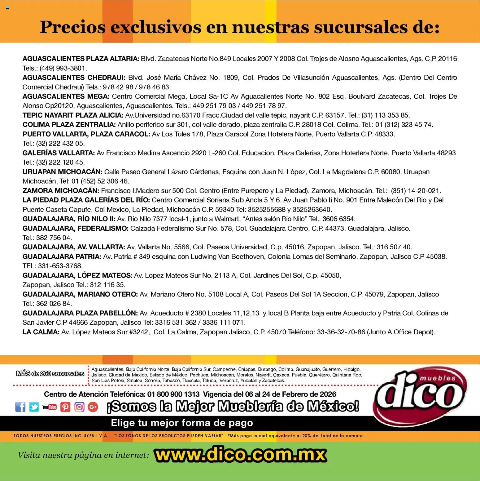 Nuevas ofertas de Muebles Dico válidas en toda la República Mexicana desde el 06.02.2026. ¡Encuentra las mejores ofertas en Muebles Dico catálogo Expo Show! | Página: 62