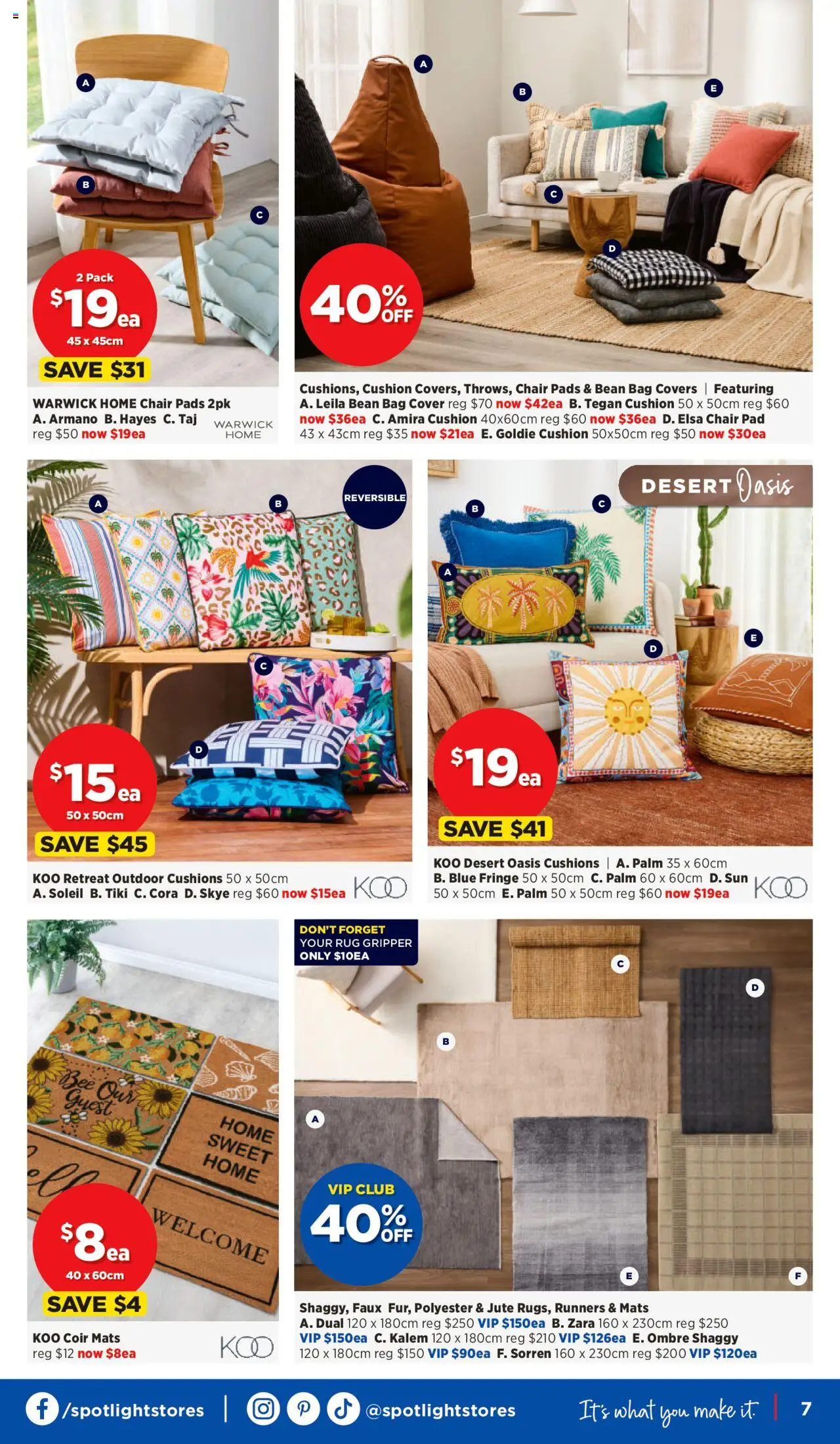 Spotlight catalogue - valid from 15.10.2025 | Page: 7 | Products: Chair, Cushion, Bag