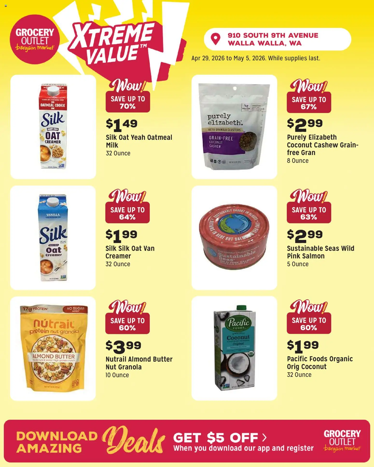 Grocery Outlet Weekly Ad - valid from 29.04.2026 | Page: 7 | Products: Milk, Butter, Sugar