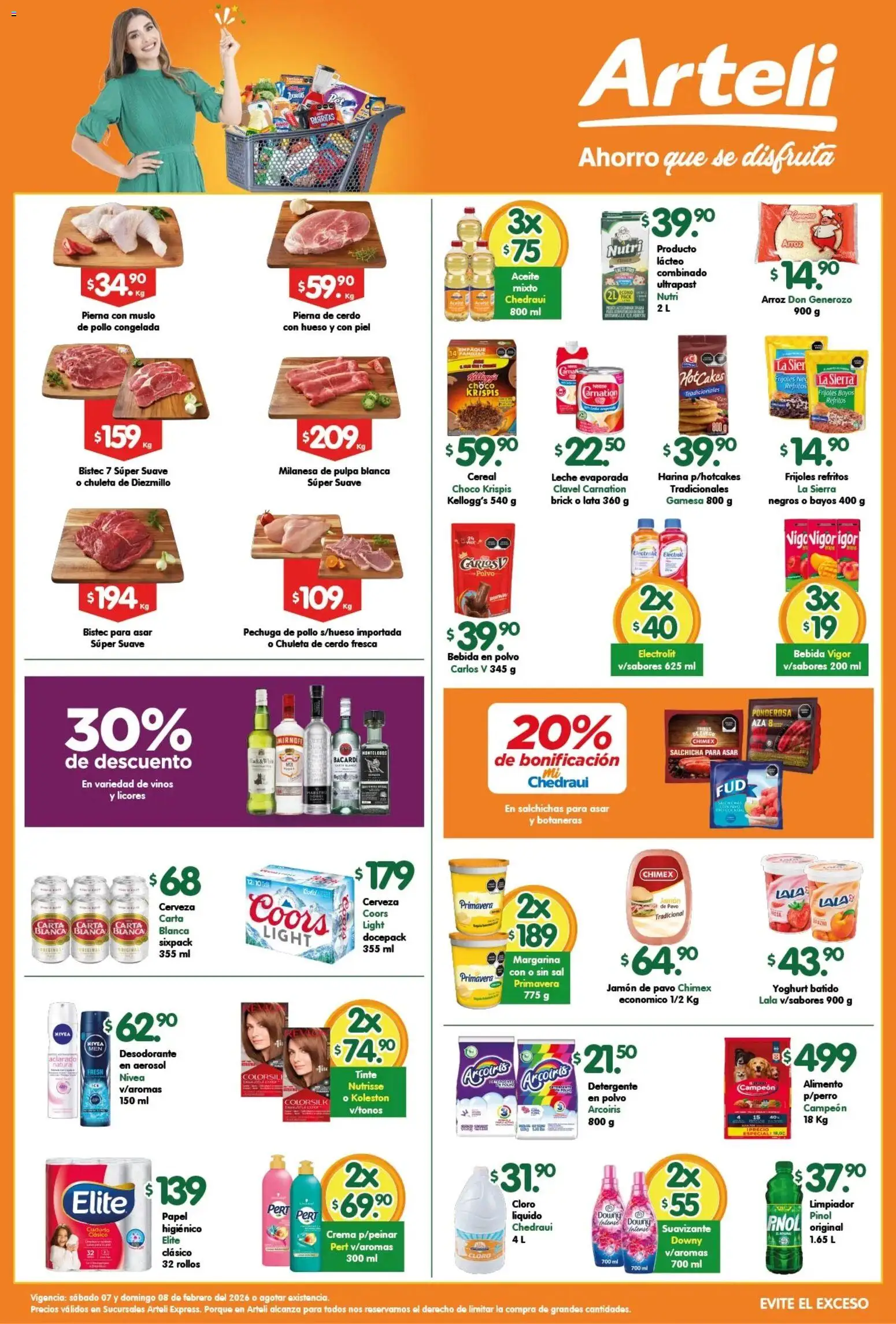 Nuevas ofertas de Arteli válidas en toda la República Mexicana desde el 07.02.2026. ¡Encuentra las mejores ofertas en Arteli folleto Express! | Página: 1