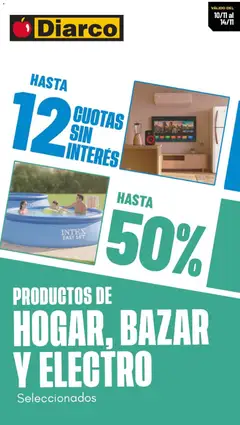 Vista previa Diarco - Ofertas Hogar, Bazar Y Electro válido desde el 10.11.2025