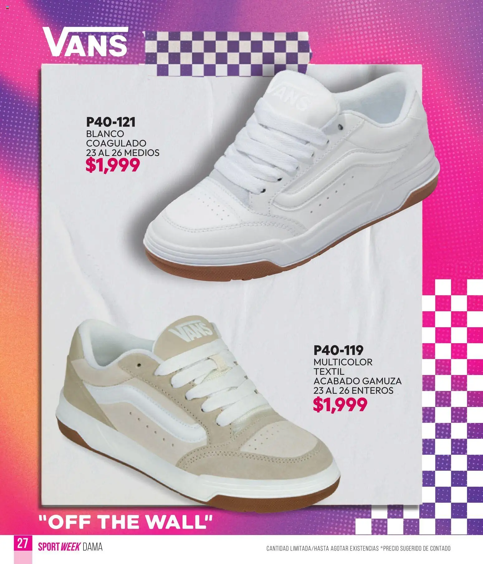 Nuevas ofertas de Cklass válidas en toda la República Mexicana desde el 28.04.2026. ¡Encuentra las mejores ofertas en Cklass catálogo Sportweek! | Página: 28 | Productos: Gamuza