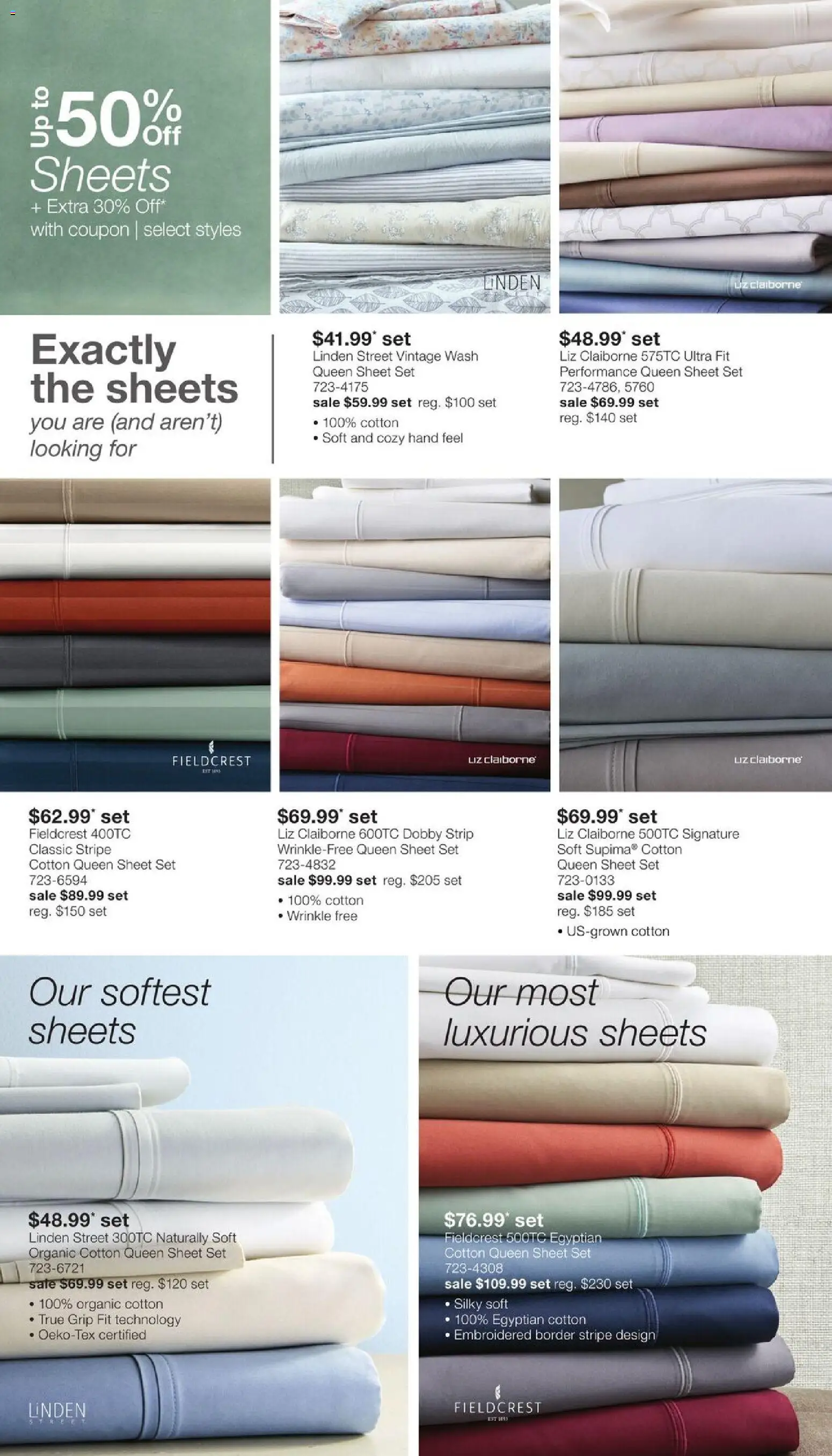 JCPenney Our Biggest Home Sale of the Season - valid from 23.03.2026 | Page: 15 | Products: Sheet