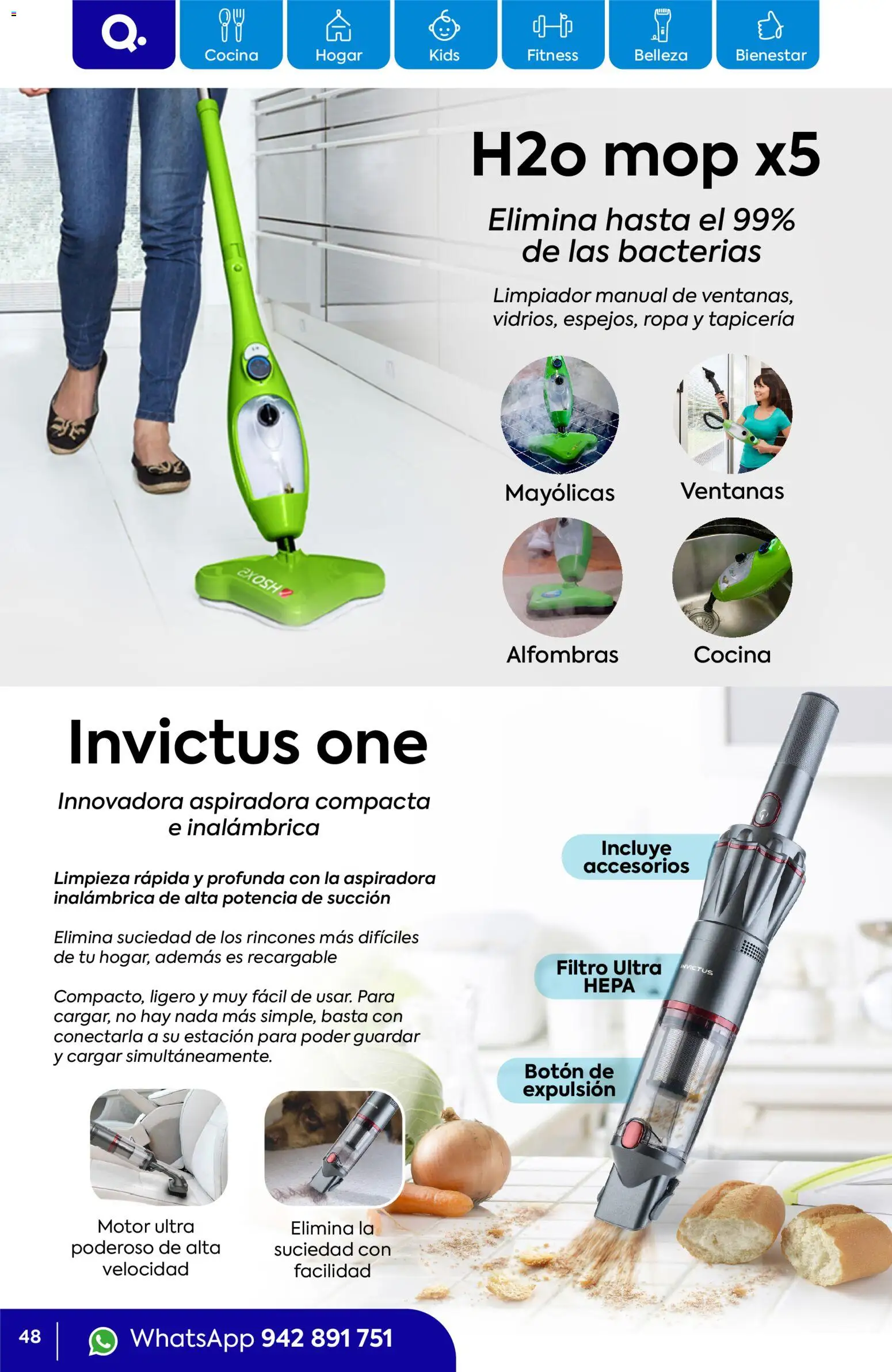 Catálogo Quality Products válido desde 01.02.2026 | Página: 48 | Productos: Ropa, Cocina, Aspiradora