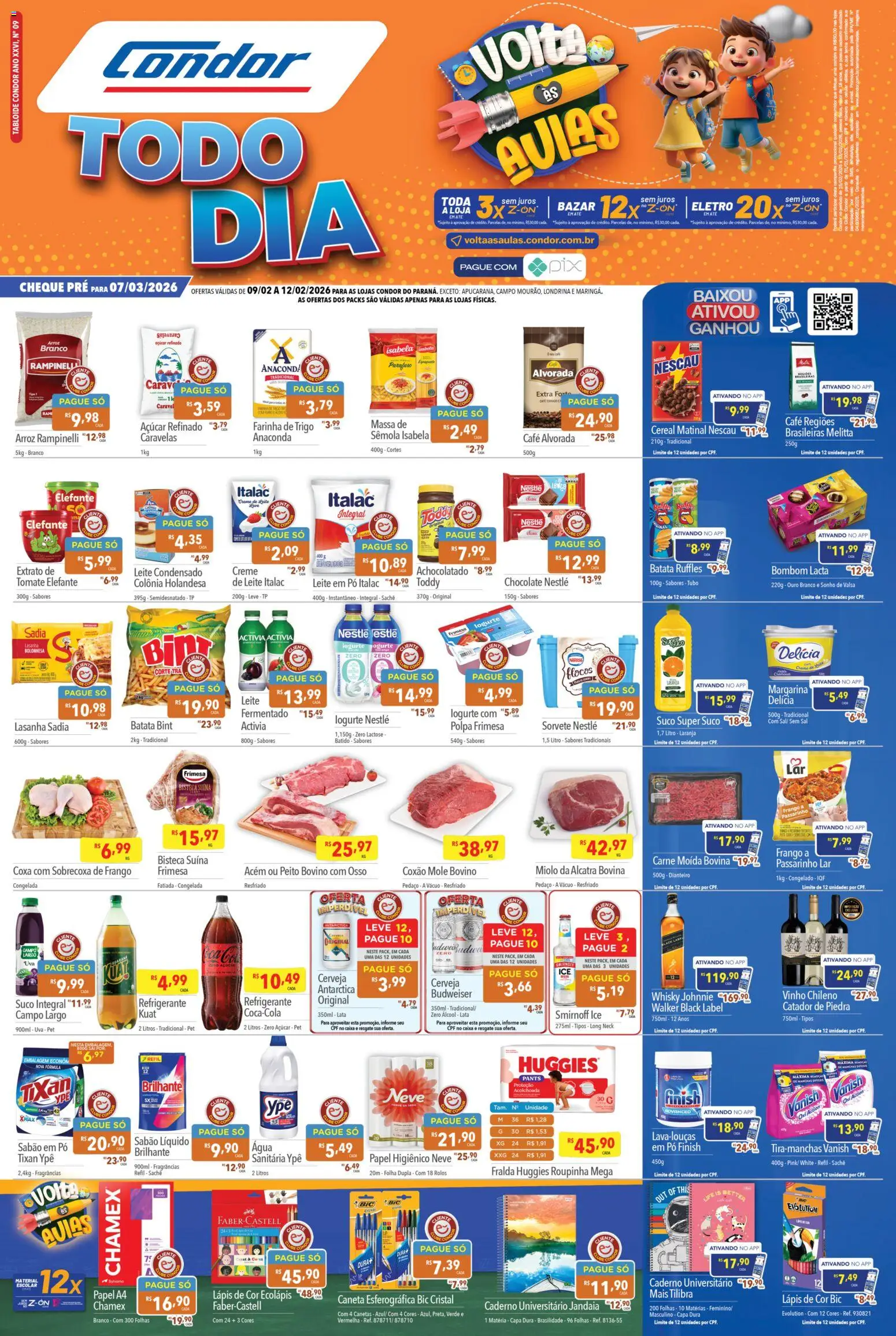Supermercados Condor Folheto - válido de 09.02.2026 | Página: 1
