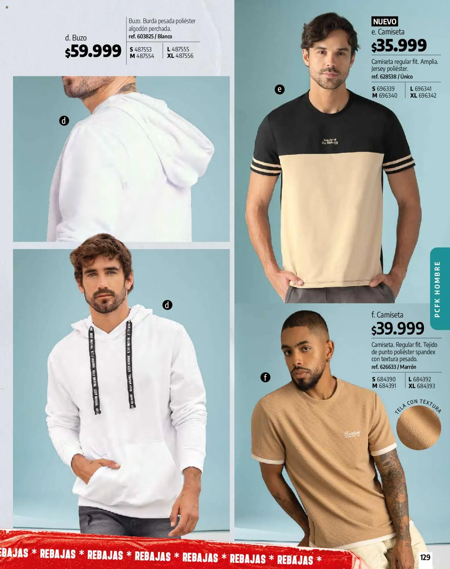Pacifika revista - valida desde el 01.01.2026 | Página: 129 | Productos: Algodón, Buzo, Camiseta