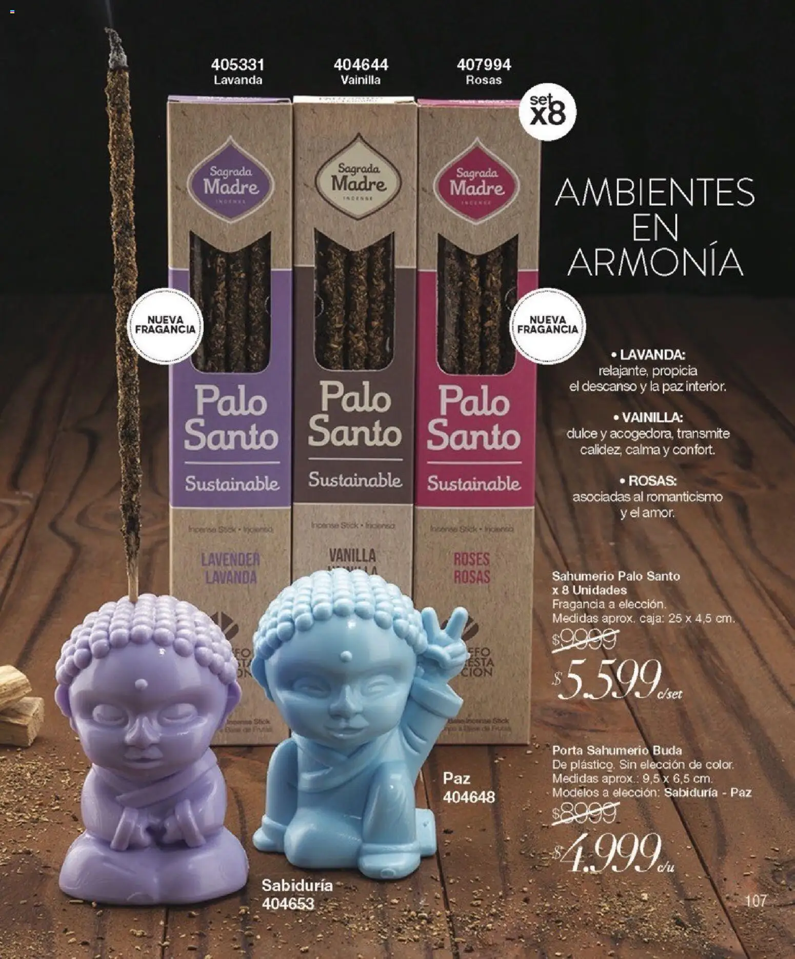 Violetta catálogo │ válido desde el 01.02.2026 | Página: 107 | Productos: Sahumerio, Porta sahumerio, Caja, Fragancia