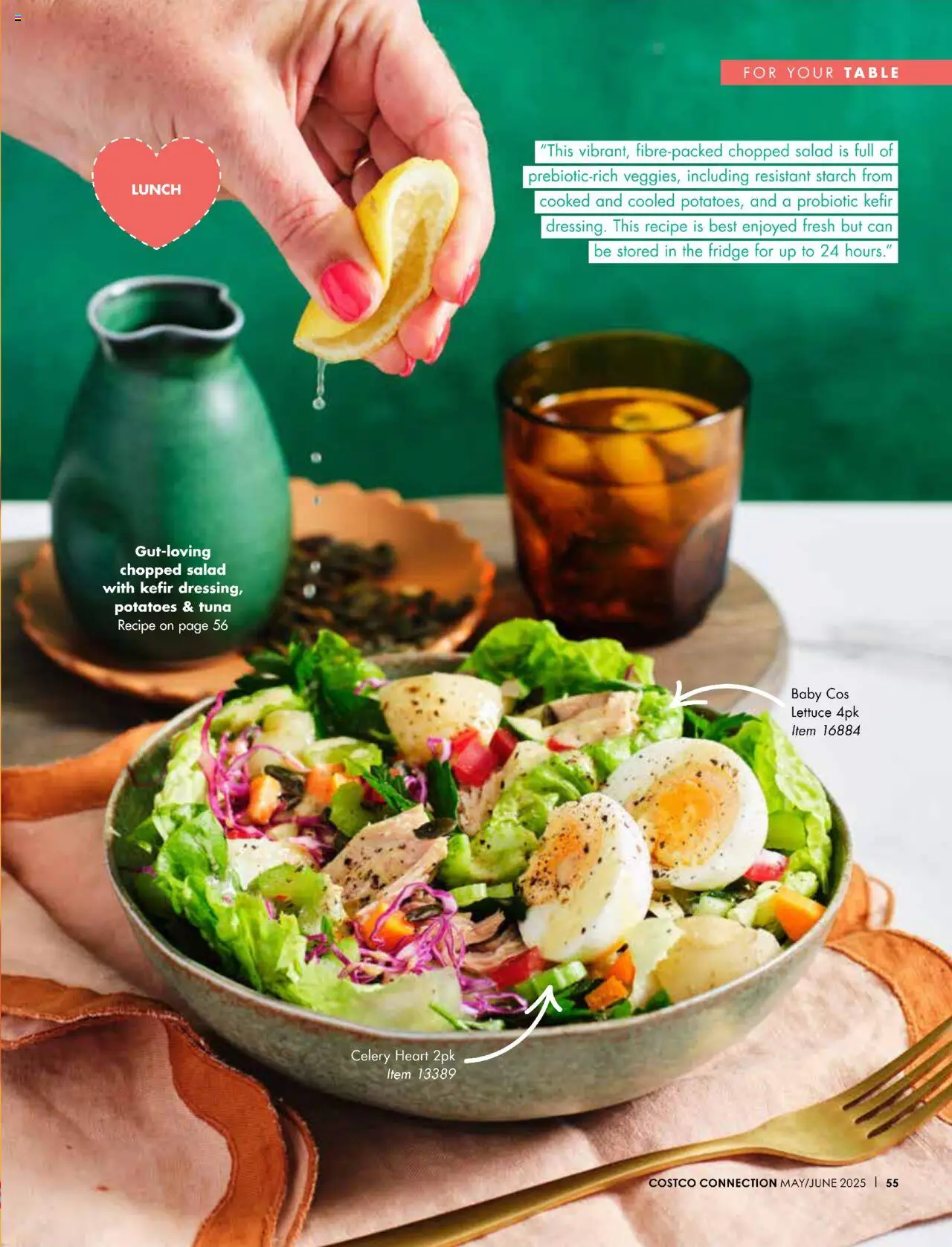 Costco catalogue - valid from 01.05.2025 | Page: 55 | Products: Lettuce, Potatoes, Tuna, Fridge
