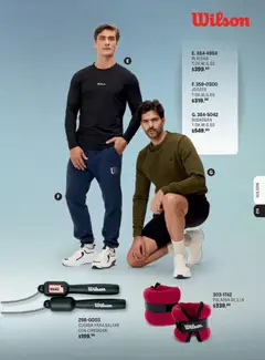 Vista previa de Andrea catálogo Wilson, nuevo folleto de la tienda, válido en México a partir del 31.10.2025 | Página: 9 | Productos: Cuerda, Sudadera, Playera