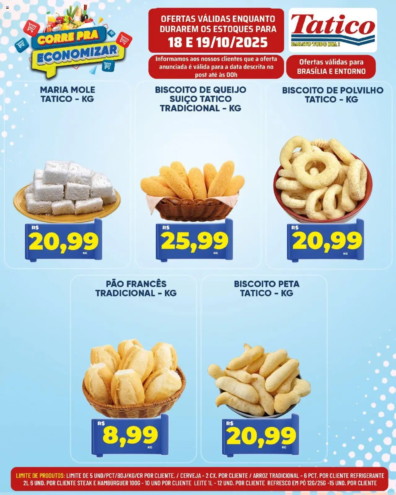 Tatico Folheto - válido de 18.10.2025 | Página: 12 | Produtos: Refresco, Polvilho, Cerveja, Pão francês