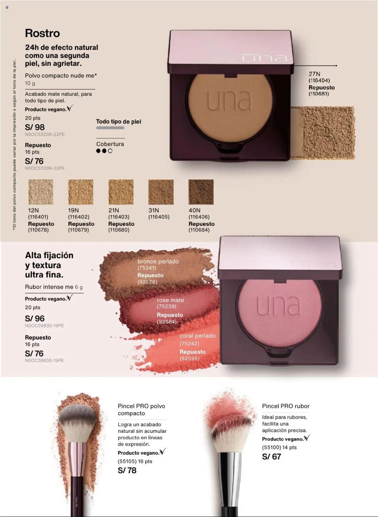 Catálogo Natura válido desde 03.09.2025 | Página: 59 | Productos: Pincel, Polvo, Rubor