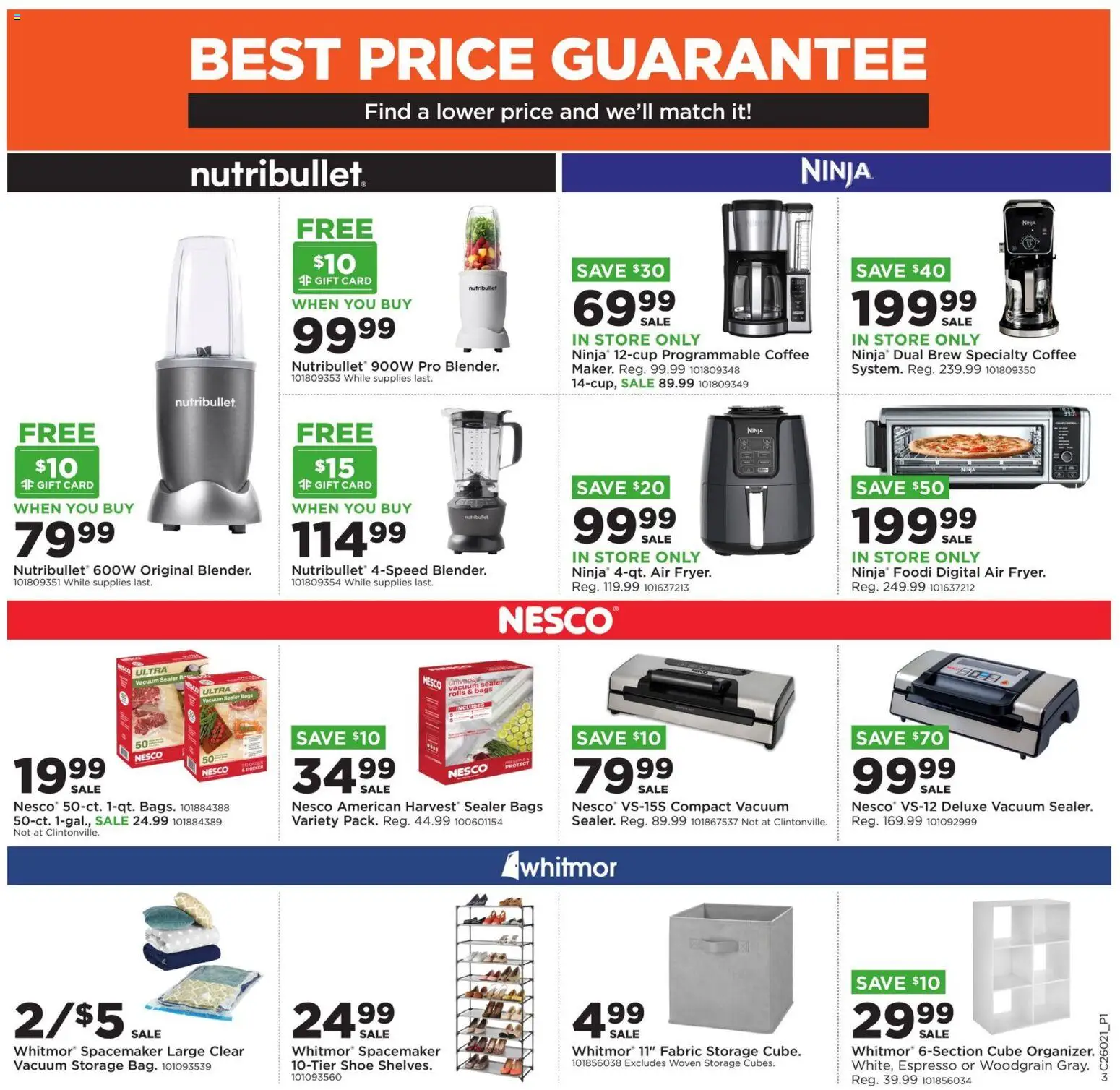 Mills Fleet Farm Weekly Ad - valid from 05.01.2026 | Page: 4 | Products: Vacuum, Coffee, Vacuum Sealer