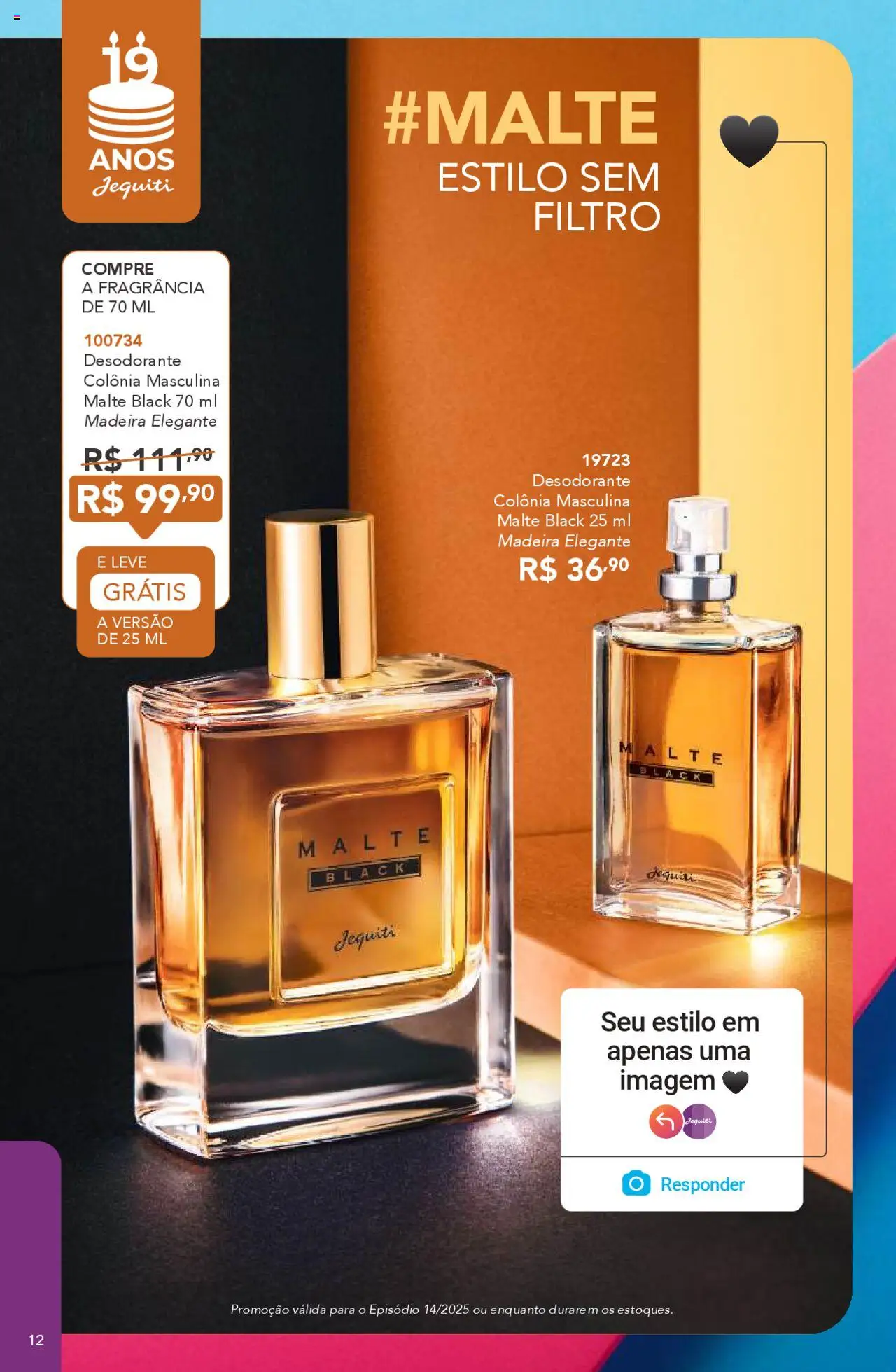 Jequiti Folheto - válido de 03.10.2025 | Página: 12 | Produtos: Fragrância, Desodorante