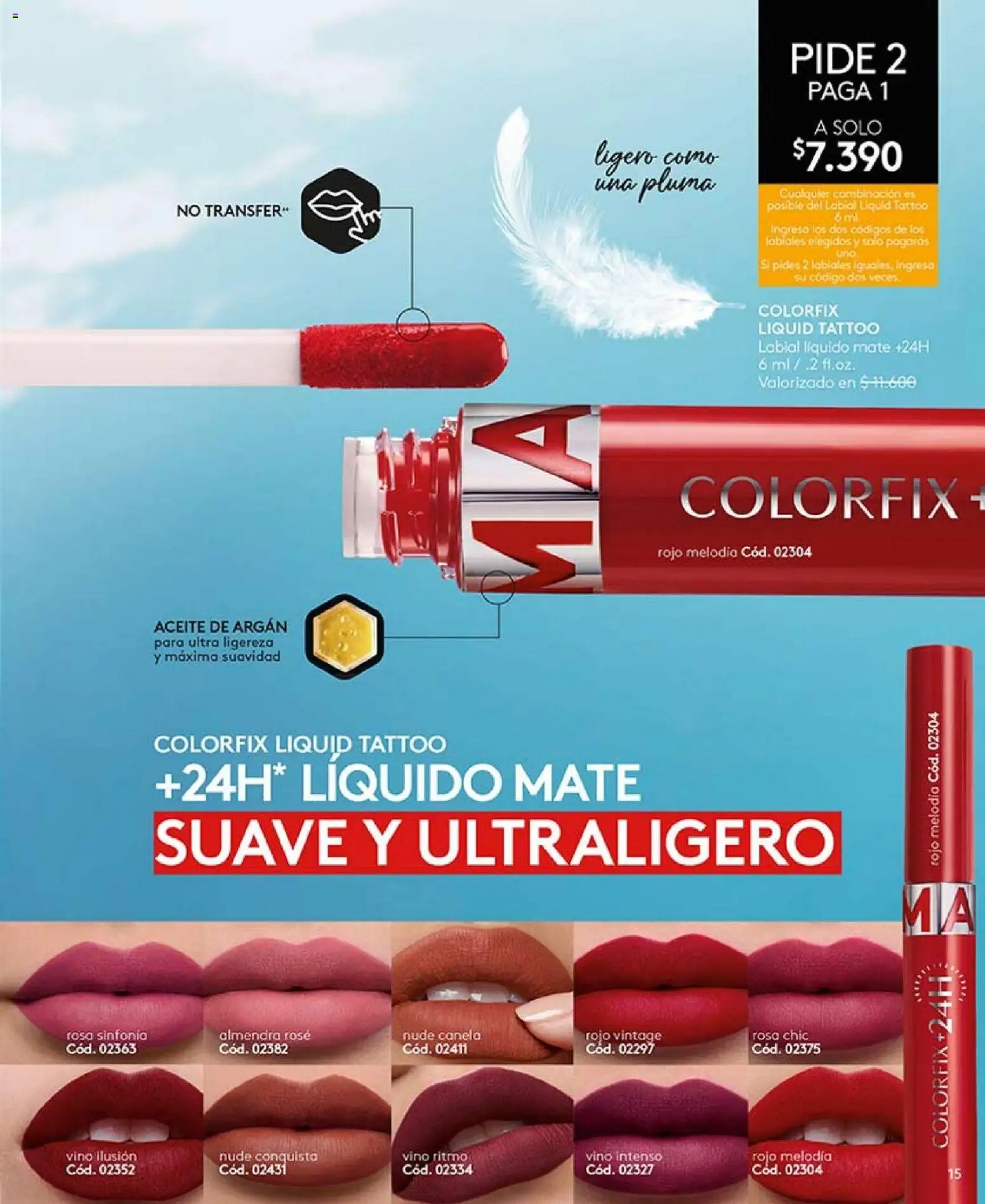 Catálogo Ésika Campaña 4 │ válido desde el 15.02.2026 | Página: 15 | Productos: Almendra, Mate, Labial, Aceite