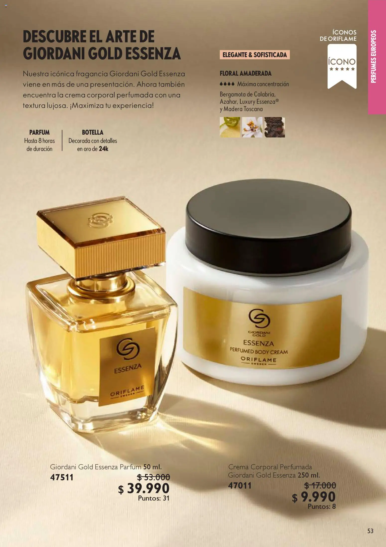 Oriflame catálogo │ válido desde el 25.10.2025 | Página: 53 | Productos: Body, Fragancia, Botella, Crema