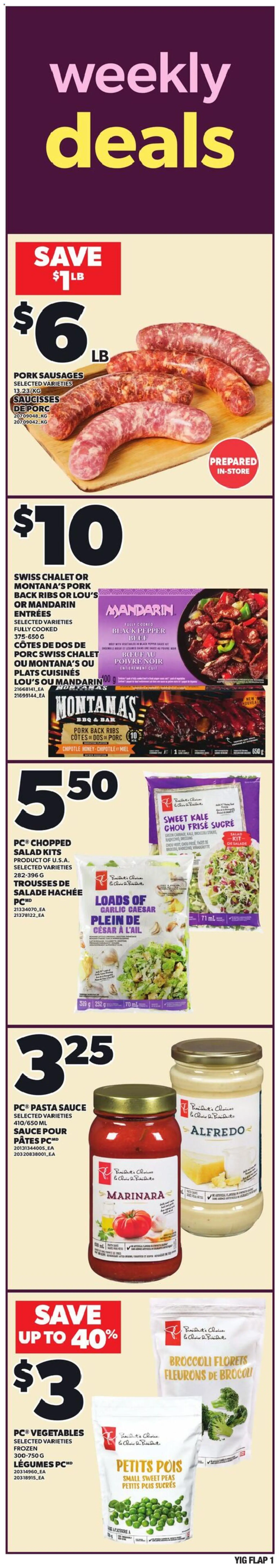Independent Grocer flyer valid from 01.01.2026 | Page: 1 | Products: Beef, Pasta, Salad, Pork