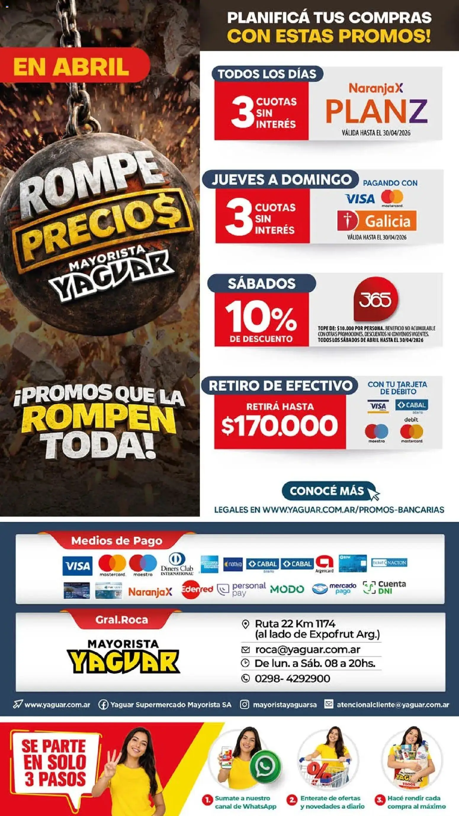 Yaguar - Oferta Semanal General Roca │ válido desde el 20.04.2026 | Página: 20