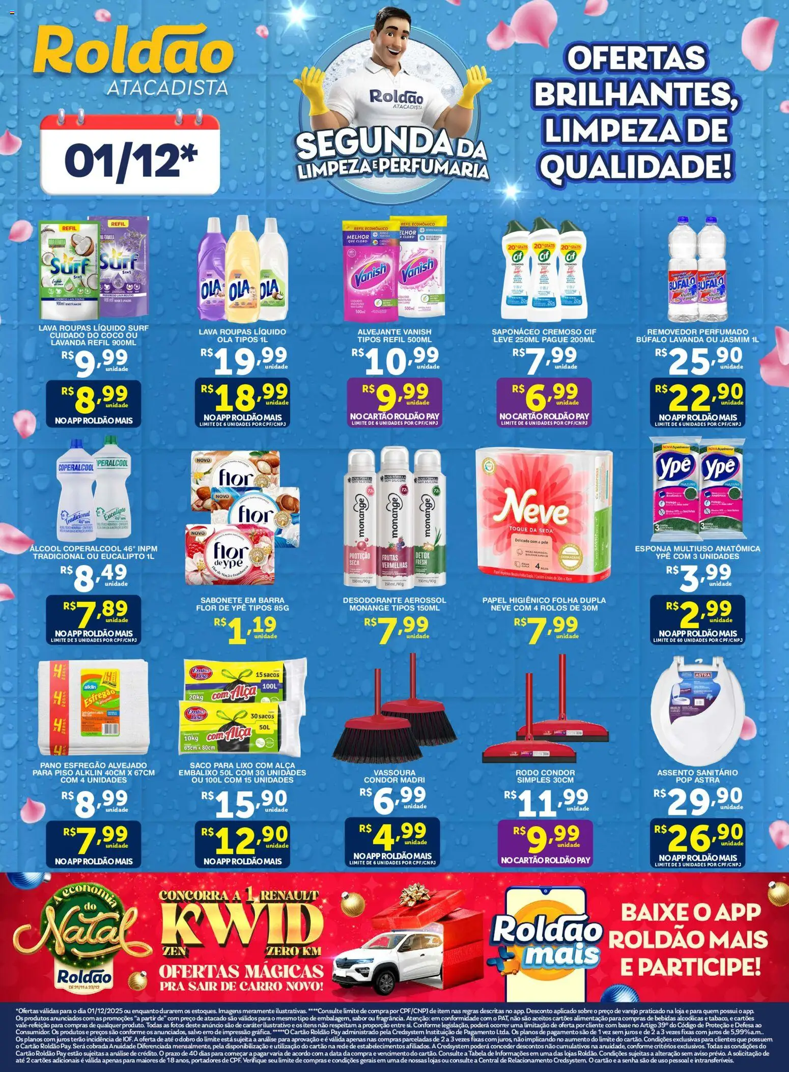 Roldão Folheto - válido de 01.12.2025 | Página: 1 | Produtos: Coco, Esponja, Sabonete, Rodo