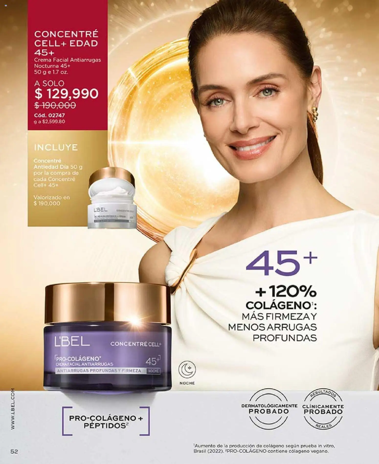 L'Bel revista - valida desde el 03.11.2025 | Página: 52 | Productos: Crema