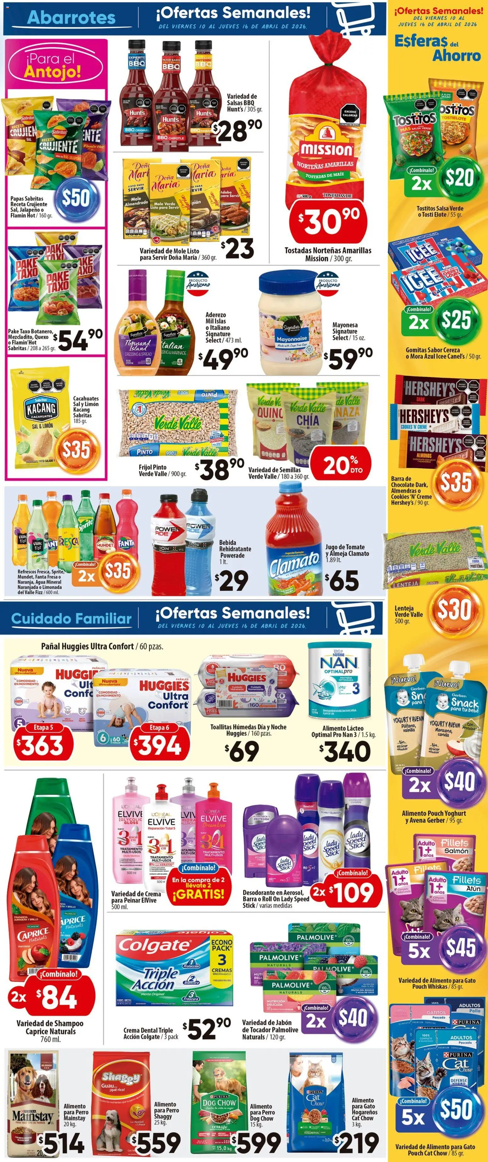 Nuevas ofertas de Calimax válidas en toda la República Mexicana desde el 10.04.2026. ¡Encuentra las mejores ofertas en Calimax folleto Rosarito! | Página: 5 | Productos: Maíz, Atún, Crema, Jabón