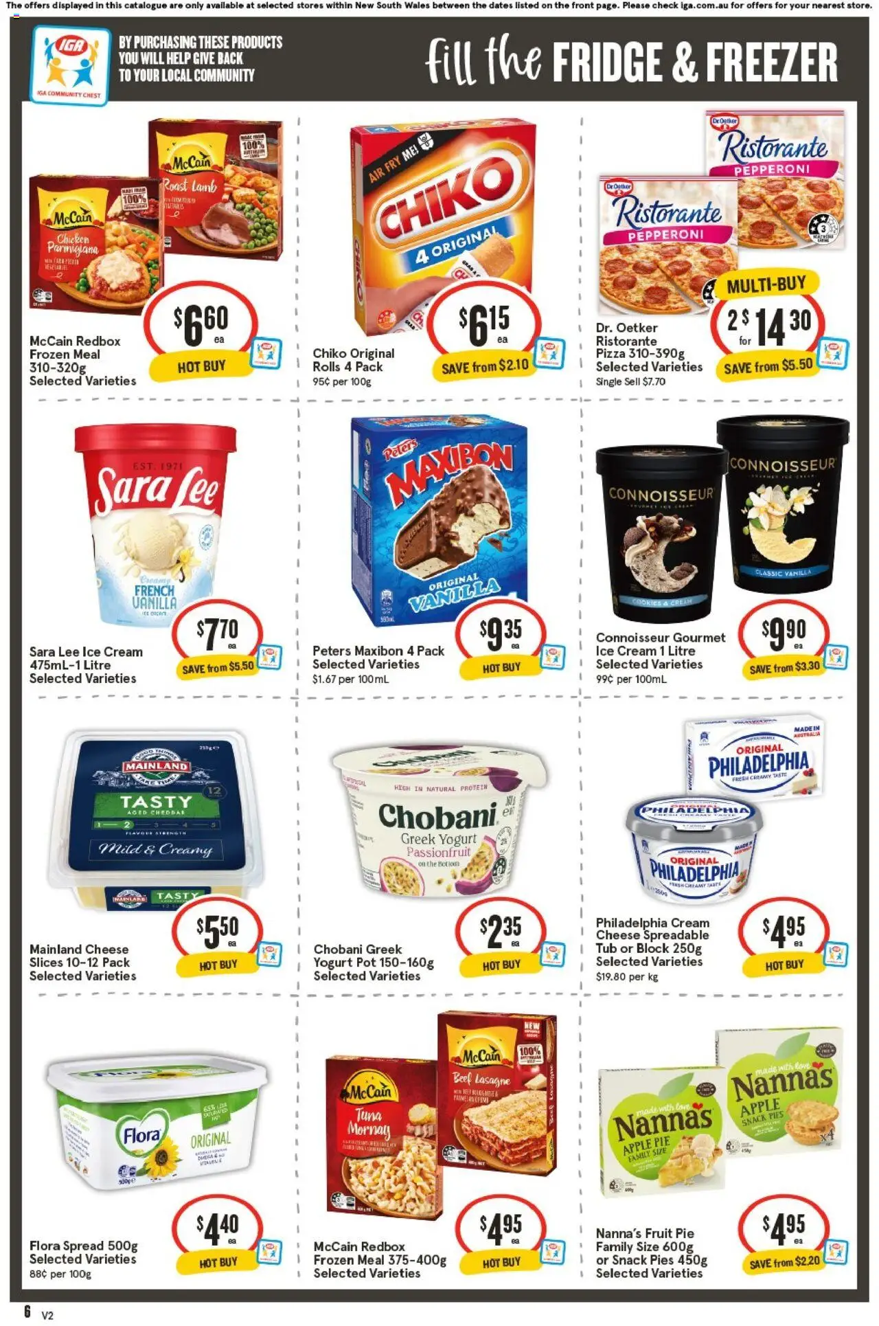 IGA catalogue - valid from 20.08.2025 | Page: 6 | Products: Cups, Milk, Cheese, Cream