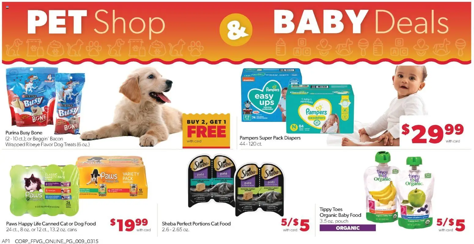 Family Fare Weekly Ad - MI - valid from 15.03.2026 | Page: 13 | Products: Cat Food, Underwear, Baby food, Seafood