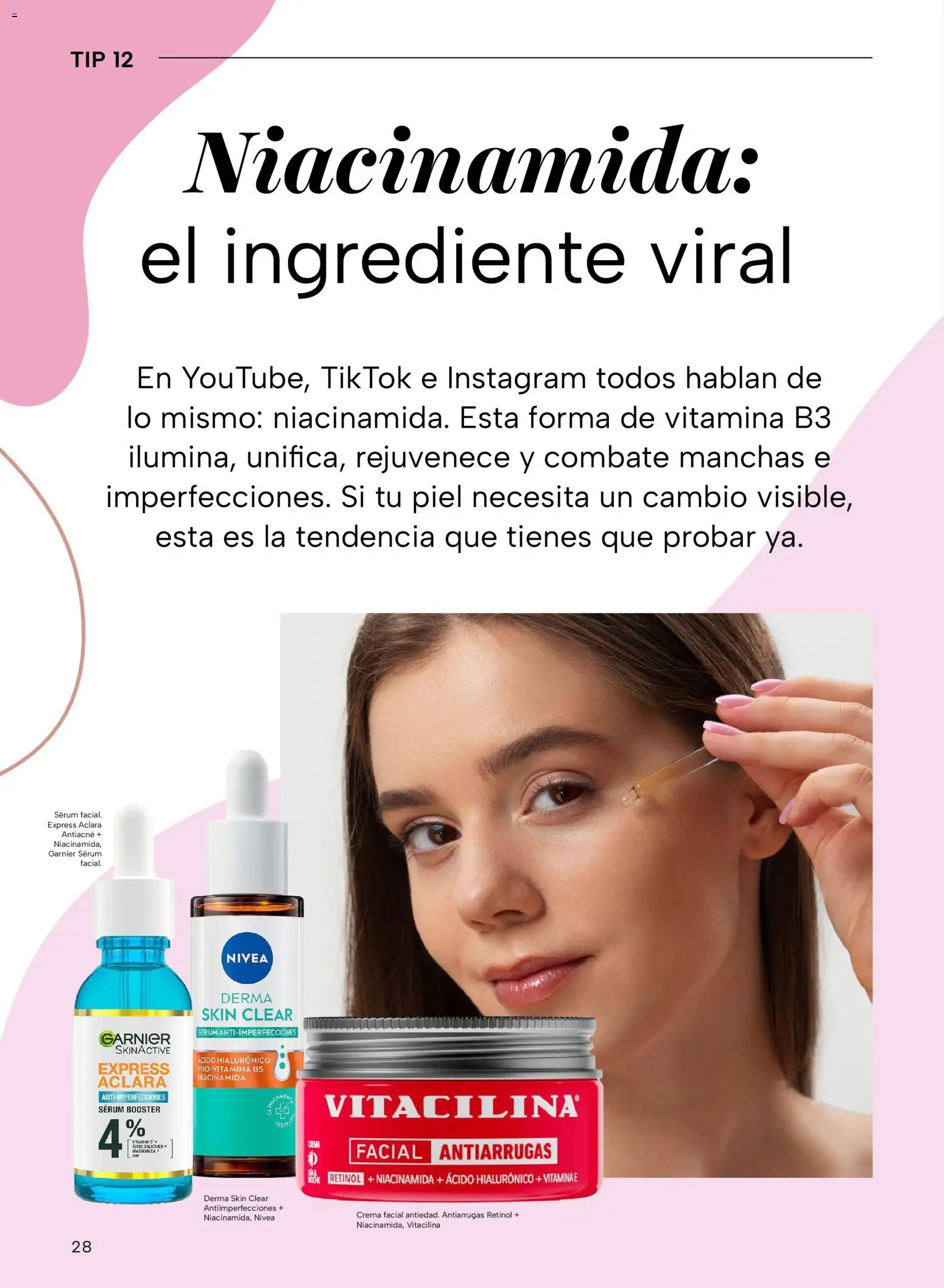 Nuevas ofertas de Chedraui válidas en toda la República Mexicana desde el 24.10.2025. ¡Encuentra las mejores ofertas en Chedraui folleto Vive Bella! | Página: 28 | Productos: Serum, Crema