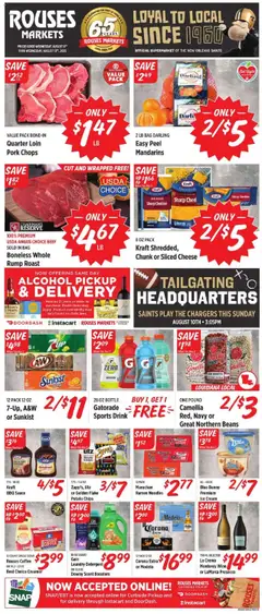 Preview of Rouses weekly ads valid from 06.08.2025