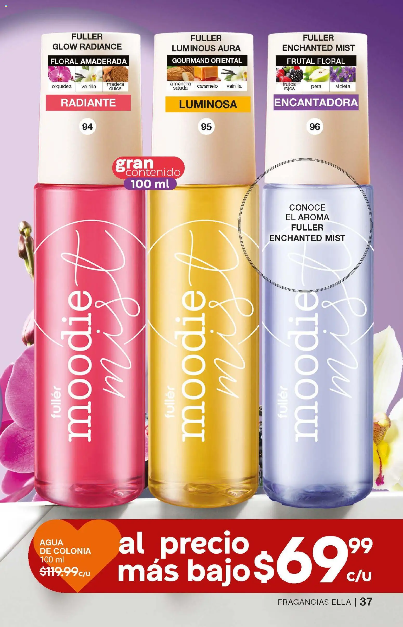 Nuevas ofertas de Fuller válidas en toda la República Mexicana desde el 24.12.2025. ¡Encuentra las mejores ofertas en Fuller campaña 19 2026! | Página: 37 | Productos: Pera, Agua, Almendra, Radiante